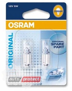 Osram Original Spare Part T4W 12V 10W Автолампа галогенная, 1шт Фото 1 - Osram Original Spare Part T4W 12V 10W Автолампа галогенная, 1шт