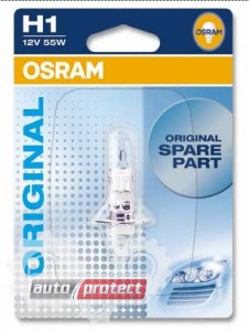  2 - Osram Original Spare Part 64150 H1 12V 55W P14.5s   