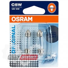  1 - Osram Ultra Life 6418 C5W 12V 5W  , 2 