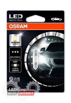  3 - Osram LEDriving C5W 12V 1W  , 1 
