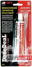DoneDeal Термостойкий герметик (красный силиконовый формирователь прокладок) (DD6726) Фото 1 - DoneDeal Термостойкий герметик (красный силиконовый формирователь прокладок) (DD6726)