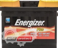  1 - Energizer Plus 552 400 047 EN470 52Ah 12v -/+   