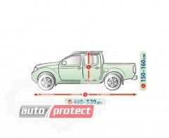 Kegel-Blazusiak Mobile Garage Тент автомобильный на пикап без кунга PP+PE, XL Фото 2 - Kegel-Blazusiak Mobile Garage Тент автомобильный на пикап без кунга PP+PE, XL