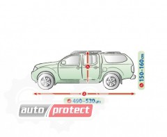 Kegel-Blazusiak Mobile Garage Тент автомобильный на пикап с кунгом PP+PE, XL Фото 2 - Kegel-Blazusiak Mobile Garage Тент автомобильный на пикап с кунгом PP+PE, XL