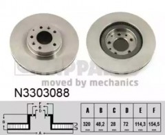 ���� 1 - Nipparts N3303088 ��������� ���� 