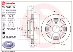 ���� 1 - Brembo 09.6841.14 ��������� ���� 