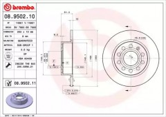 ���� 1 - Brembo 08.9502.10 ��������� ���� 