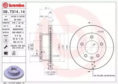 ���� 1 - Brembo 09.7314.14 ��������� ���� 