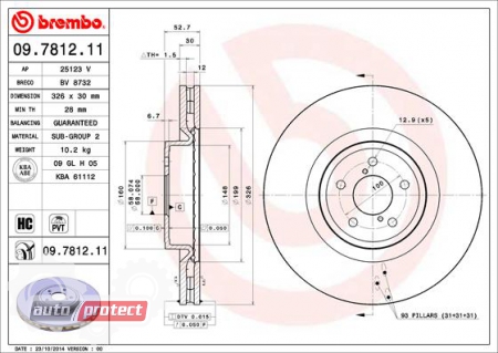 ���� 2 - Brembo 09.7812.11 ��������� ���� 