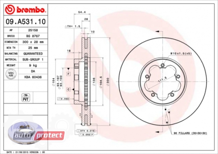 ���� 2 - Brembo 09.A531.10 ��������� ���� 