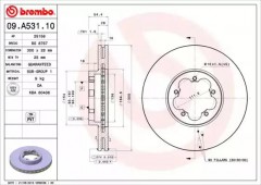 ���� 1 - Brembo 09.A531.10 ��������� ���� 