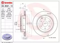 ���� 1 - Brembo 09.B591.10 ��������� ���� 