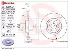 ���� 1 - Brembo 09.4939.24 ��������� ���� 