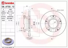 ���� 1 - Brembo 08.A730.10 ��������� ���� 