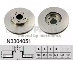 ���� 1 - Nipparts N3304051 ��������� ���� 