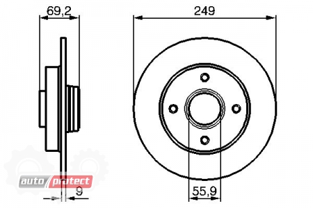 ���� 11 - Bosch 0 986 479 255 ��������� ���� 