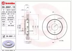 ���� 1 - Brembo 09.9991.11 ��������� ���� 
