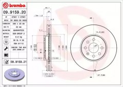 ���� 1 - Brembo 09.9159.20 ��������� ���� 