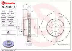 ���� 1 - Brembo 09.A458.10 ��������� ���� 
