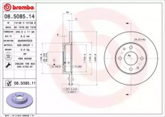 ���� 1 - Brembo 08.5085.14 ��������� ���� 