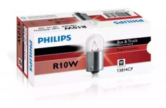  1 - Philips 13814CP  Philips R10W 24V 10W BA15S 