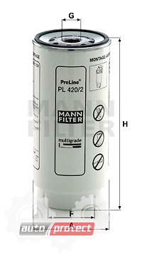  3 - Mann Filter PL 420/2 x   