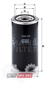  3 - Mann Filter WDK 950   