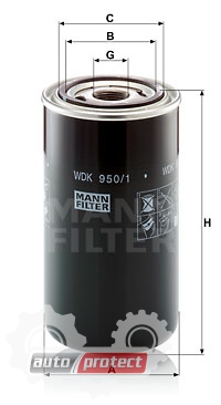  2 - Mann Filter WDK 950/1   
