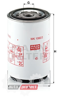  2 - Mann Filter WK 1060/3 x   