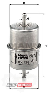  2 - Mann Filter WK 43/8   