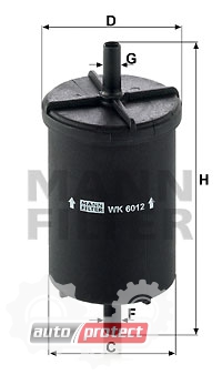  2 - Mann Filter WK 6012   