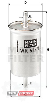  2 - Mann Filter WK 612/6   