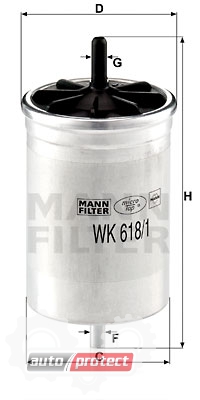  2 - Mann Filter WK 618/1   