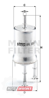  2 - Mann Filter WK 69/1   