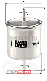  2 - Mann Filter WK 79   