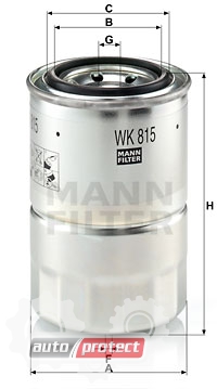  2 - Mann Filter WK 815 x   