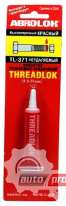 Abro TL-371 Threadlock Фиксатор резьбовых соединений красный Фото 1 - Abro TL-371 Threadlock Фиксатор резьбовых соединений красный
