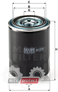  2 - Mann Filter WK 822/4   