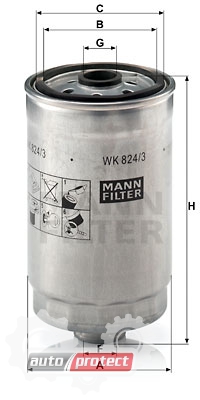  2 - Mann Filter WK 824/3   