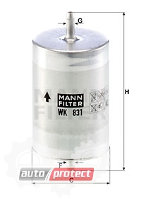  2 - Mann Filter WK 831   