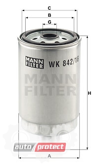  2 - Mann Filter WK 842/16   