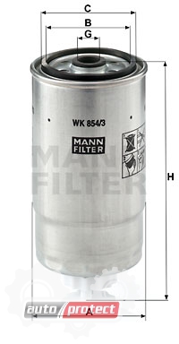  2 - Mann Filter WK 854/3   