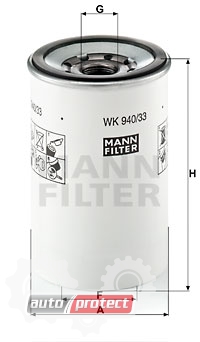  2 - Mann Filter WK 940/33 x   