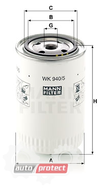  2 - Mann Filter WK 940/5   