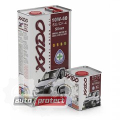 Xado Масло моторное XADO Atomic OIL Silver 10W-40 SG/CF-4 всесезонное Фото 1 - Xado Масло моторное XADO Atomic OIL Silver 10W-40 SG/CF-4 всесезонное